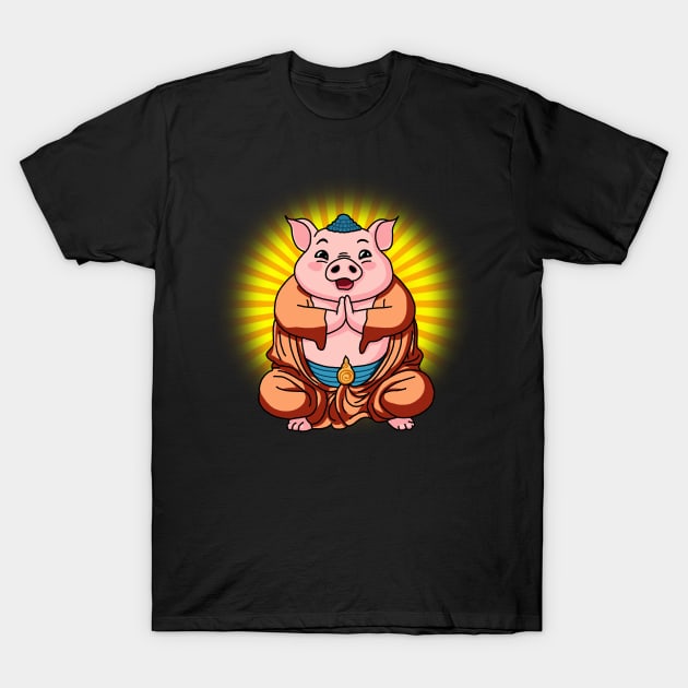 Pig Worship T-Shirt by deadEYEZ